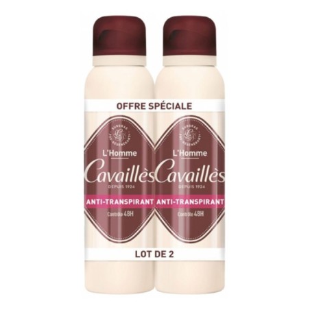 Rogé Cavailles ABSORB+ HOMME Déodorant anti-transpirant 48h spray, lot 2x150ml