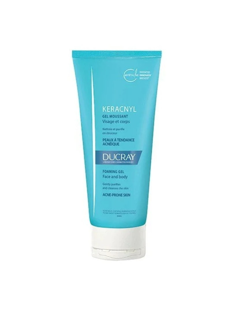 KERACNYL Gel moussant visage et corps 200ML