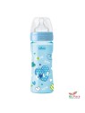 CHICCO BIBERON BOY 250ML  2M+ BLEU 2062322000