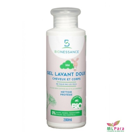 BIONAISSANCE GEL LAVANT CHEVEUX & CORPS 200ML
