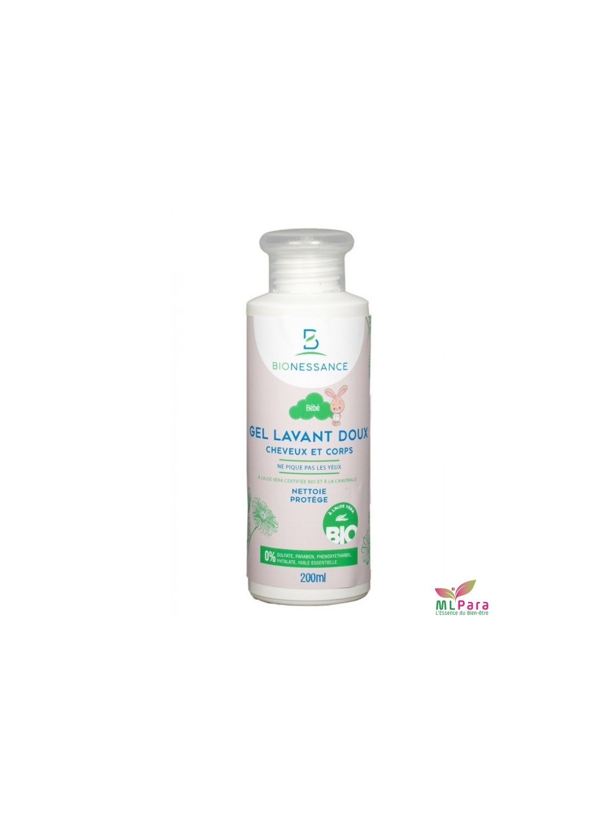 BIONAISSANCE GEL LAVANT CHEVEUX & CORPS 200ML BIONAISSANCE GEL LAVANT CHEVEUX & CORPS 200ML