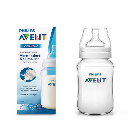 Avent  Biberon anti colique 3m+   330ML SCF816/61