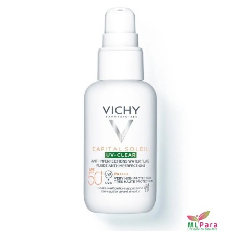 VICHY UV-CLEAR ECRAN FLUIDE ANTI-IMPERFECT P/G SPF50+ 40ML