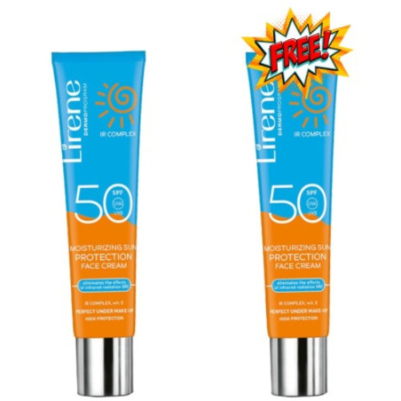 LIRENE  50+ creme solaire 40 ml  + 1 gratuit