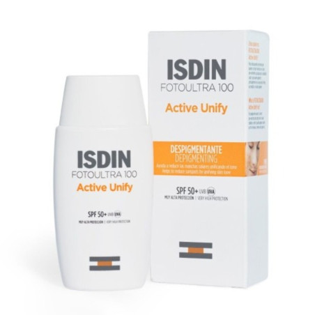écran solaire  ISDIN Active Unify Fusion Fluid SPF 50+ 50ML