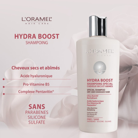 L'ORAMEL Shampoing spécial pour cheveux secs et abîmés - 300ml