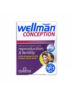 VITABIOTICS Wellman Conception - 30 Comprimés
