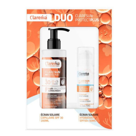 CLARENIA COFFRET DUO CLARESUN HYDRATANT+ECRAN CAPILAIRE -40%