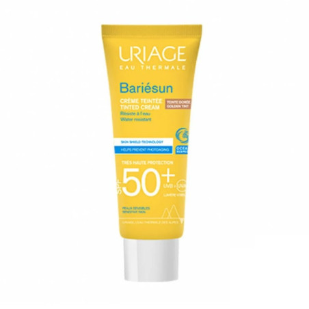 URIAGE bariésun crème solaire teintée dorée spf 50 +