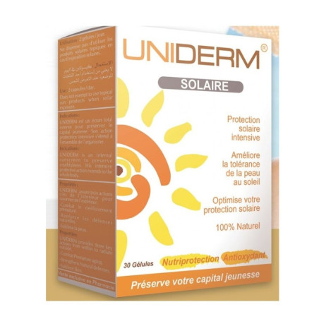 vital uniderm solaire b/30 gélules