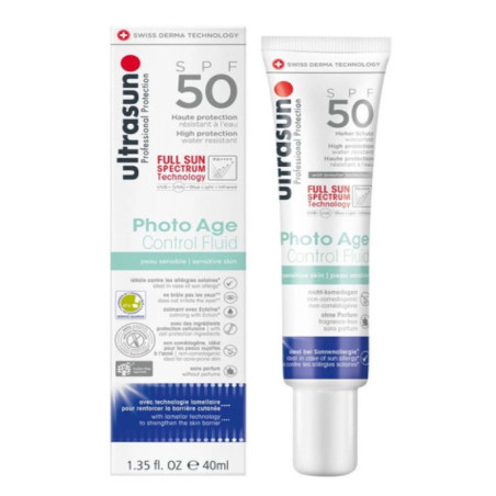 Protection solaire ULTRASUN PHOTO AGE CONTROL FLUID SPF50 40ML