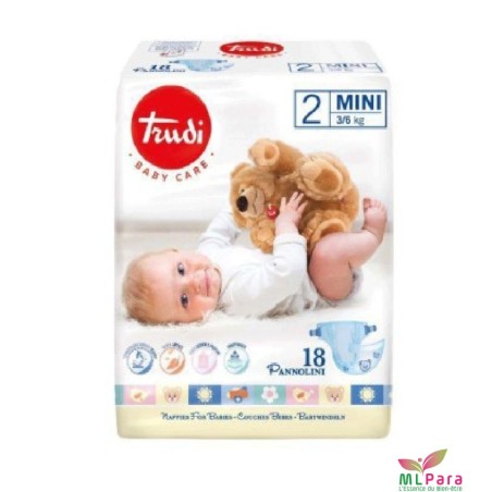 TRUDI baby care couches bébés t.2 / 3-6kg bt/18