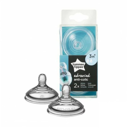 TOMMEE TIPPEE tetine 3m+ debit moyen x2 ref/422581