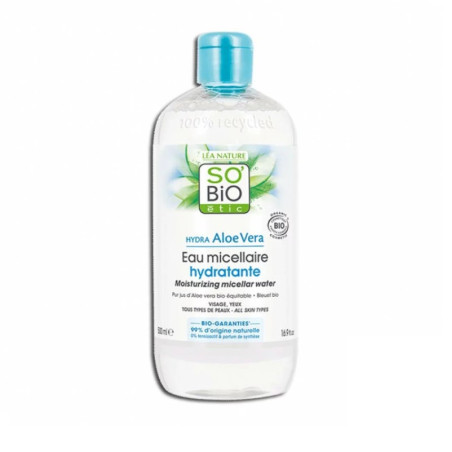 SO'BIO ETIC hydra aloe vera eau micellaire hydratante 500ml