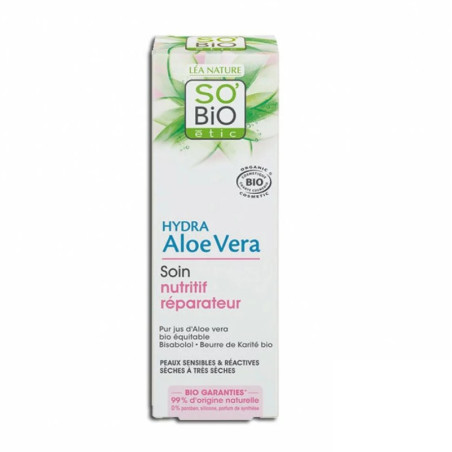 SO'BIO ETIC hydra aloe vera soin nutritif reparateur 50ml