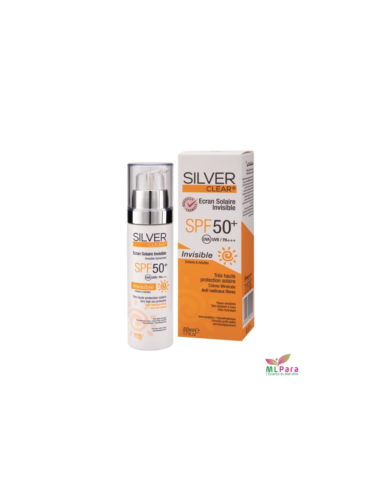 SILVER CLEAR Ecran Solaire Invisible 50 ML