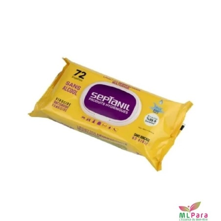 SEPTANIL lingettes desinfectantes multi usage 72 pieces