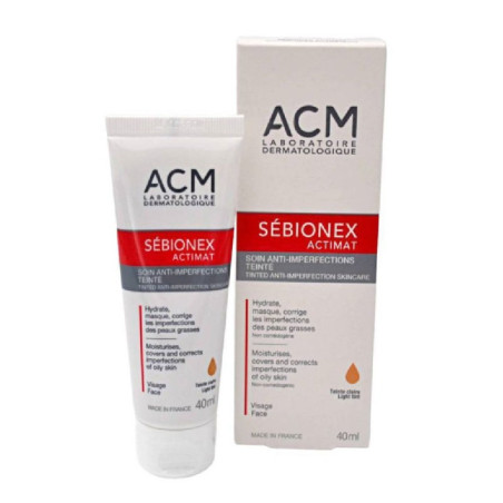 ACM Sébionex Actimat Soin anti imperfection teinté teinte claire  40ml