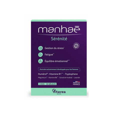VITAVEA MANAHE SERENITE 30 GELULES
