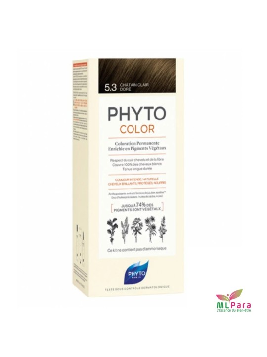 PHYTO color 5.3 chatin clair dore