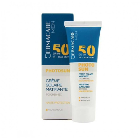 Dermacare Photosun Men Crème Solaire matifiante pour homme spf50+