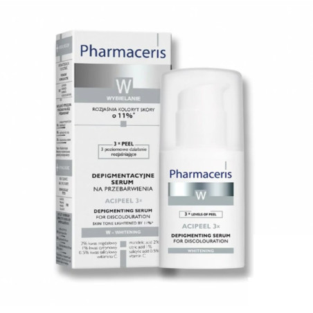 pharmaceris w acipeel 3x depigmenting serum 30ml