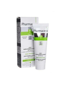 pharmaceris t sebo-moistatic crème hydratante apaisante spf30