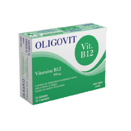 VITAL oligovit vitamine b12 bt/15 gélules