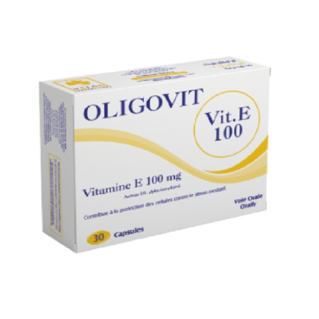 VITAL oligovit vitamine E 100 30 gélules