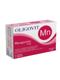 VITAL Oligovit manganèse 2mg bt/15 gelules