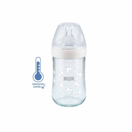 Biberon Nature sense 240ml température contrôle en verre