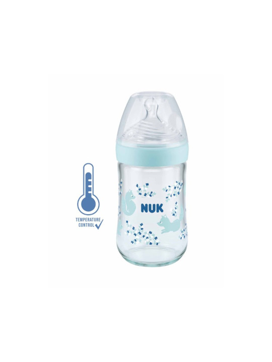 Biberon Nature sense 240ml température contrôle en verre