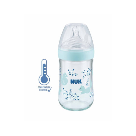 Biberon Nature sense 240ml température contrôle en verre