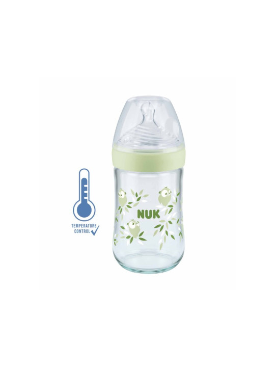 Biberon Nature sense 240ml température contrôle en verre