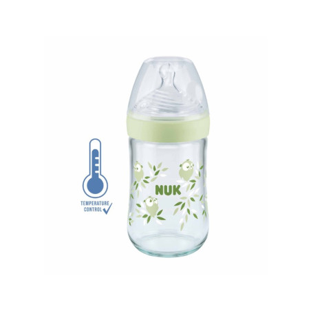 Biberon Nature sense 240ml température contrôle en verre