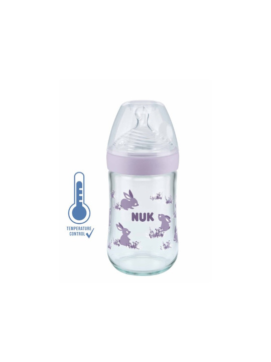 Biberon Nature sense 240ml température contrôle en verre