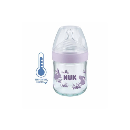 Biberon Nature sense 120ml température contrôle en verre