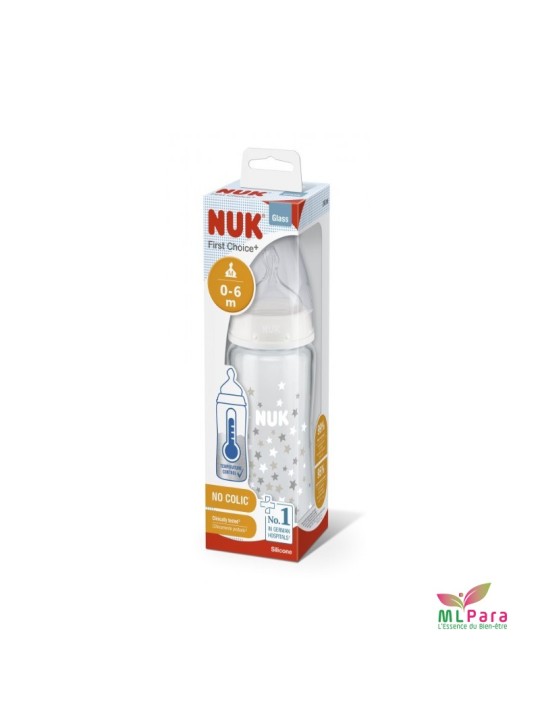 NUK BIBERON VERRE FIRST CHOICE+ 240ML 10745121