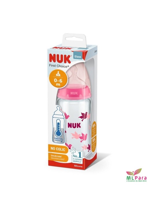 NUK BIBERON VERRE FIRST CHOICE+ 240ML 10745121