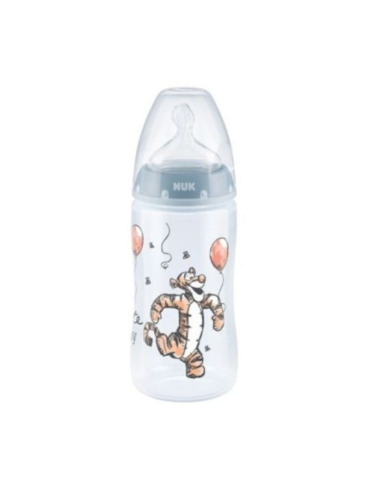 NUK BIBERON PLASTIQUE TEMPERATURE 300 ML REF/741022