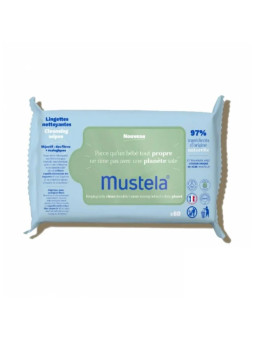 MUSTELA Lingettes nettoyantes à l'Avocat BIO X60