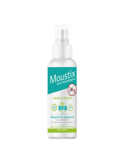 INODERMA MOUSTIX SPRAY ANTI-MOUSTIQUES REPULSIF ET APAISANT 100ML