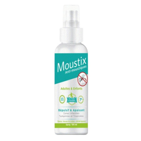 INODERMA MOUSTIX SPRAY ANTI-MOUSTIQUES REPULSIF ET APAISANT 100ML