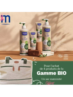 Trousseaux coffrets cadeaux Mustela sac maternité BIO