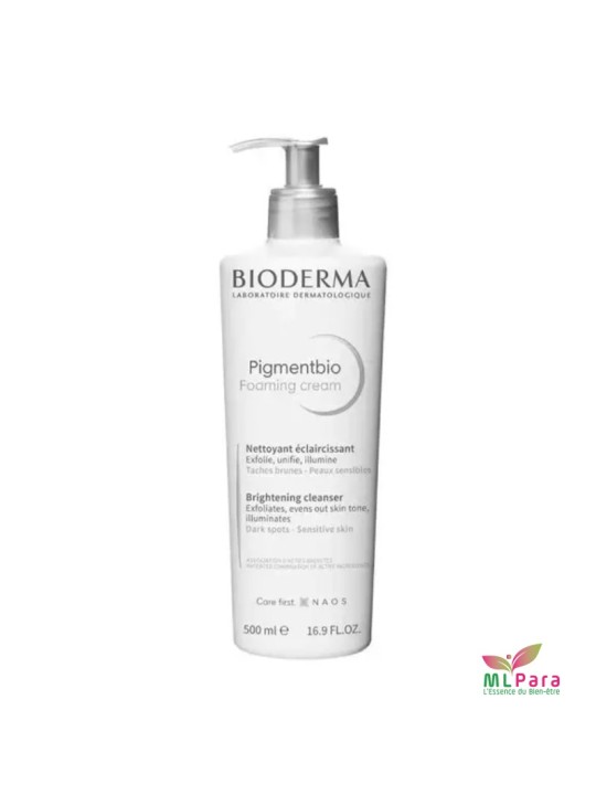 BIODERMA Pigmentbio Crème Moussante Nettoyante Eclaircissante 500ml