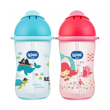 WEE BABY tasse avec paille 380ml ref.171