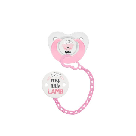 WEE Baby  sucette +chaine (6-18) ref.372