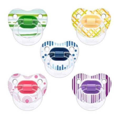 WEE BABY sucette en silicone orthodontique transparante n°1 ref.836
