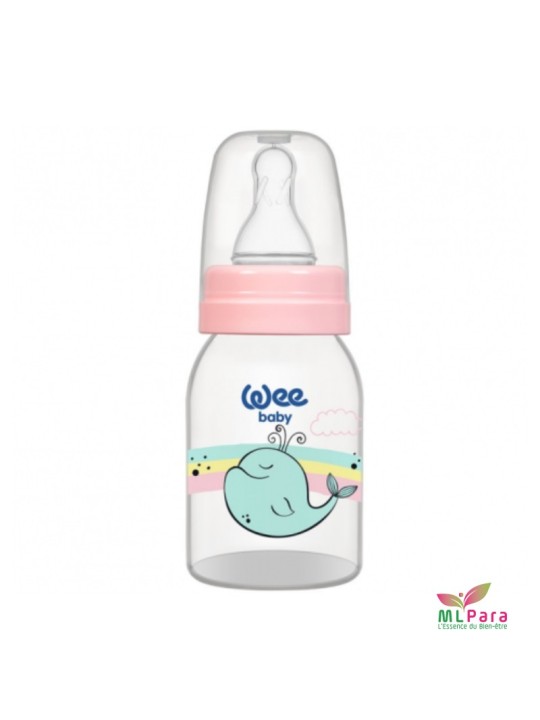 WEE BABY biberon en verre fille 125ml ref.877-f