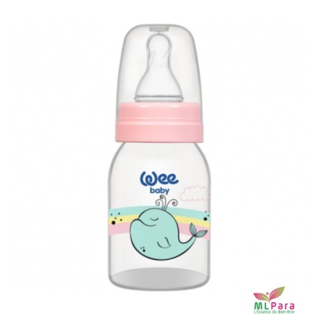 WEE BABY biberon en verre fille 125ml ref.877-f